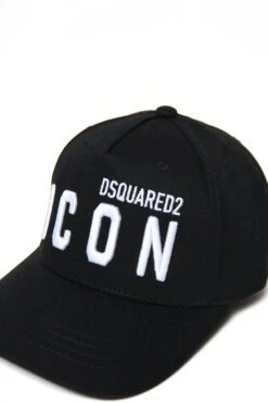 DSQUARED2 Icon Logo Gabardine Baseball Cap -Bambini Abbigliamento Negozio DQ04IBD00I8DQ900 03