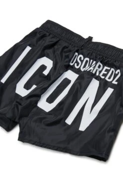 DSQUARED2 ICON Branded Boxer Swimsuit -Bambini Abbigliamento Negozio DQ1708D0A9EDQ900 04 a73c9e0b 0a7b 4214 b293 3477e8c2e1e1