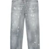 DSQUARED2 Grey Straight Jeans With Colour Spots - 642