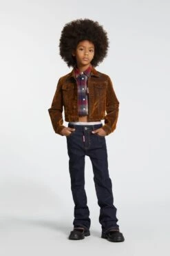 DSQUARED2 Dark Blue Slim Jeans - Flare Twiggy Jean