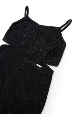 DSQUARED2 Evening Dress With Rhinestones -Bambini Abbigliamento Negozio DQ2705D0ABKDQ900 03