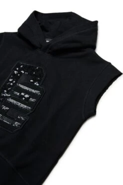 DSQUARED2 Sleeveless Evening Sweatshirt With Rhinestones Logo 9 DSQUARED2 Sleeveless Evening Sweatshirt With Rhinestones Logo -Bambini Abbigliamento Negozio DQ2715D0ACXDQ900 03