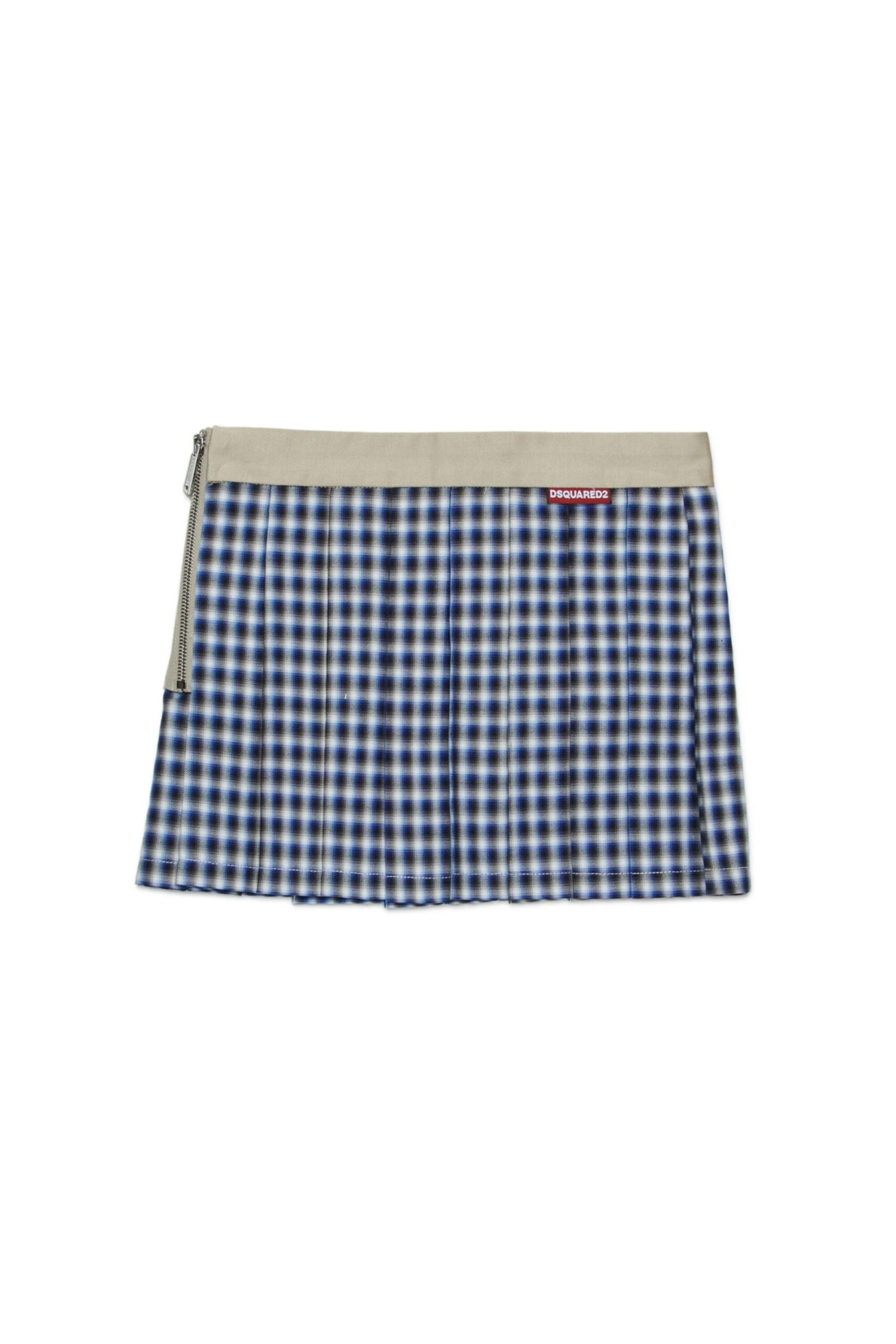 DSQUARED2 Check Allover Skirt With Zip 3 DSQUARED2 Check Allover Skirt With Zip - immagine 3