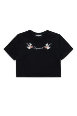 DSQUARED2 T-shirt With Birds Print