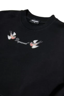 DSQUARED2 Birds Print Sweatshirt -Bambini Abbigliamento Negozio DQ2731D009BDQ900 03 3a2e58a4 cf98 4601 b564 1de0a401fea2