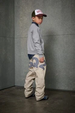 DSQUARED2 Gabardine Pants With Maxi Logo