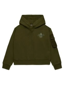 DSQUARED2 Sweatshirt With Maple Leaf