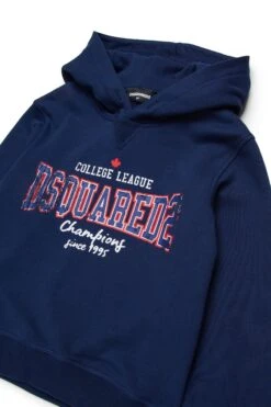 DSQUARED2 Sweatshirt With College Print -Bambini Abbigliamento Negozio DQ2744D0ACCDQ880 03 c60e6a22 d20d 4b45 8093 6092233763f0