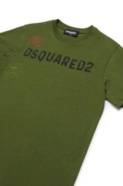 DSQUARED2 T-shirt With Passport Graphics -Bambini Abbigliamento Negozio DQ2753D0015DQ513 03 bcb7206e 51bc 4db7 b894 6c311bf87cd7