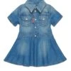 DSQUARED2 Medium Blue Shaded Denim Dress