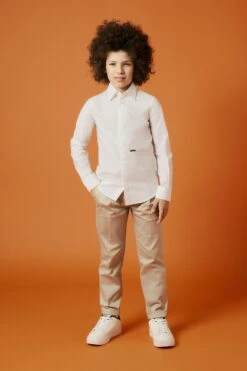 Chino Pants With Surf Club Patch Dsquared2