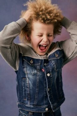 DSQUARED2 Denim And Cotton Sweatshirt With Patch