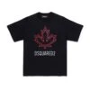 DSQUARED2 T-shirt With Maple Leaf Outline