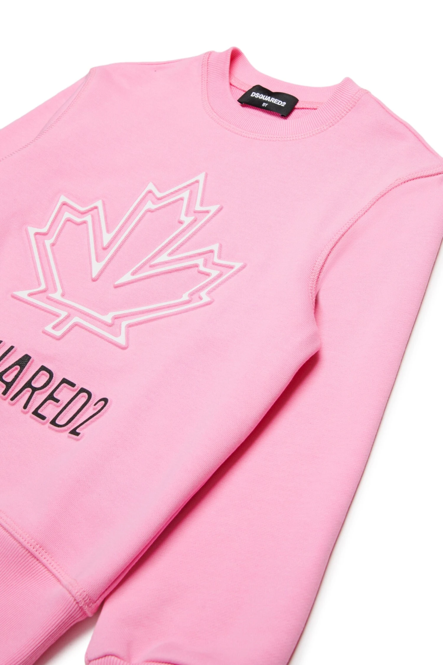DSQUARED2 Crew-neck Sweatshirt With Maple Leaf Outline 3 DSQUARED2 Crew-neck Sweatshirt With Maple Leaf Outline - immagine 3