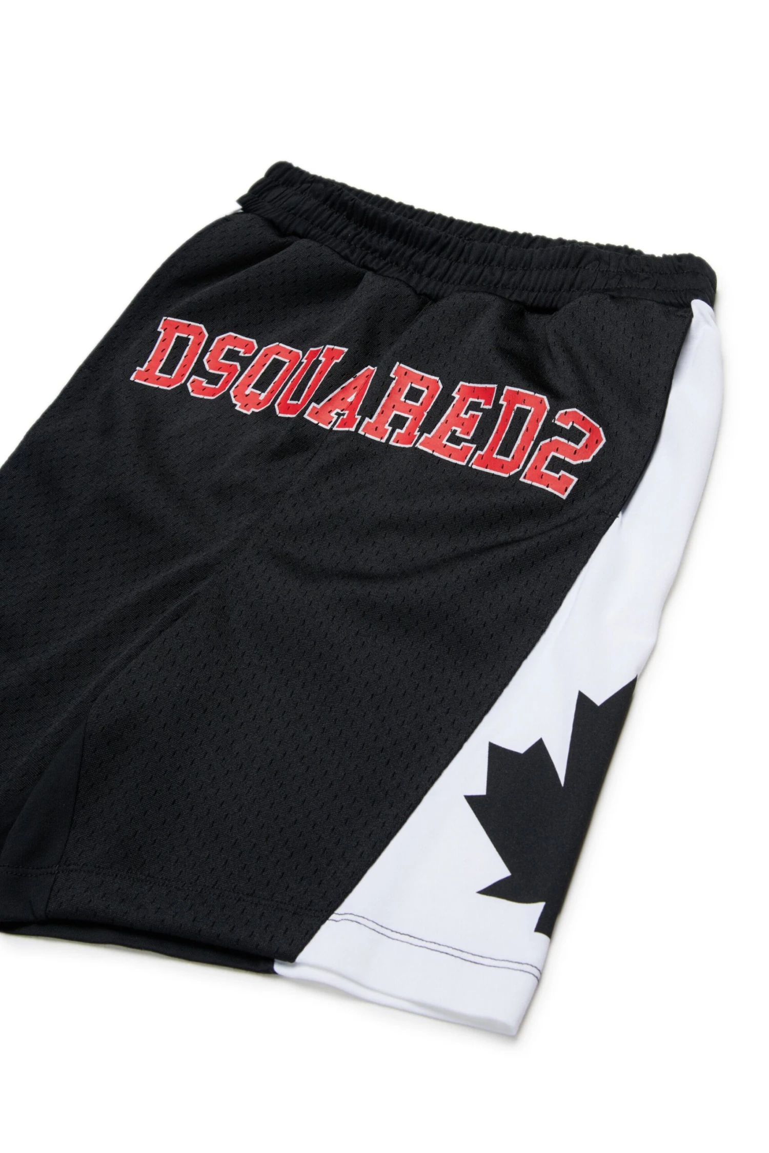 DSQUARED2 Basketball Shorts With Canadian Leaf 3 DSQUARED2 Basketball Shorts With Canadian Leaf - immagine 3