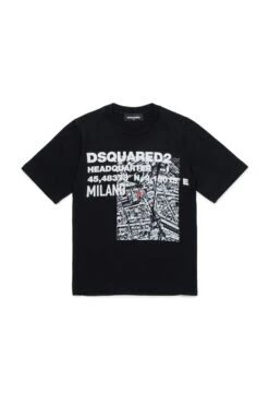 DSQUARED2 T-shirt With D2 Headquarters Print