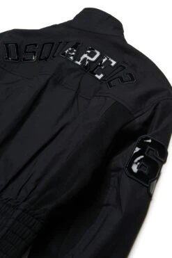 DSQUARED2 Technical Cotton Branded Jacket -Bambini Abbigliamento Negozio DQ2806D0A8CDQ900 04 b61c10bb 38db 4bd5 b020 5d54ee63b96b