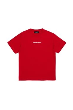 DSQUARED2 T-shirt With Rubber Effect Logo