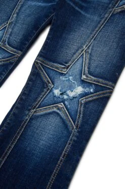 DSQUARED2 Dark Bootcut Jeans With Super Star -Bambini Abbigliamento Negozio DQ2830D0ABUDQ01 04 980ea9c7 9644 498e 8414 bedbd528b85e