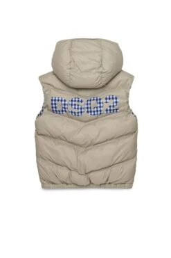 DSQUARED2 Reversible Padded Vest With DSQ2 Logo -Bambini Abbigliamento Negozio DQ2833D0ABPDQ870 02 281fe8ea b274 4ef0 962a 8850863665a2