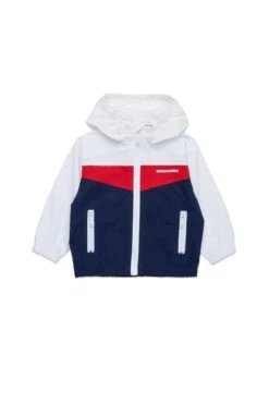 DSQUARED2 Tennis-style Colourblock Windbreaker Jacket