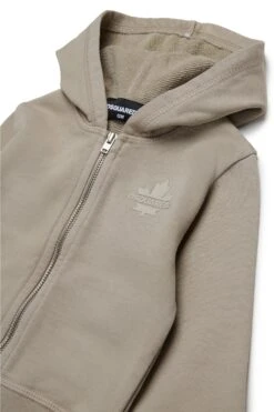 DSQUARED2 Full-zip Sweatshirt With Maple Leaf -Bambini Abbigliamento Negozio DQ2863D0AC6DQ717 03