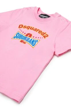 DSQUARED2 Short Jumpsuit With D2 Suburbans Graphics -Bambini Abbigliamento Negozio DQ2877D0016DQ321 03 320b84f9 52ca 4b04 99c2 9efae65dd9e2