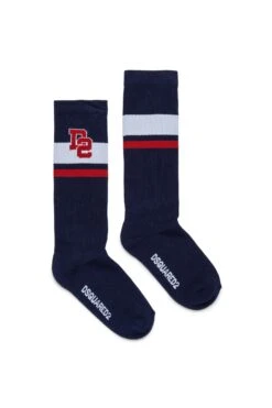 DSQUARED2 D2 Branded College Style Socks