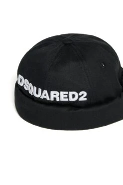 DSQUARED2 Embroidered Logo Summer Beanie -Bambini Abbigliamento Negozio DQ2921D00YTDQ900 03 7acbf2a9 1673 437a 92ef a465442bceb5