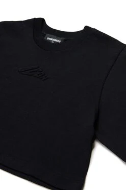 DSQUARED2 Icon New Generation Branded Cropped T-shirt -Bambini Abbigliamento Negozio DQ2931D0015DQ900 03