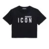 DSQUARED2 ICON Branded Cropped T-shirt