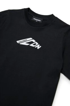 DSQUARED2 T-shirt With Contrasting Logo -Bambini Abbigliamento Negozio DQ2941D00XMDQ900 03