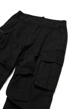 DSQUARED2 Ripstop Cotton Cargo Pants -Bambini Abbigliamento Negozio DQ2964D0ADBDQ900 03 98d80d7f 6425 4587 9900 3d328583bcc2