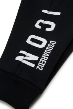 DSQUARED2 ICON Branded Fleece Jogger Pants -Bambini Abbigliamento Negozio DQ2970D0094DQ900 04