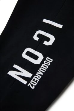 DSQUARED2 ICON Branded Fleece Baggy Pants -Bambini Abbigliamento Negozio DQ2971D0094DQ900 04
