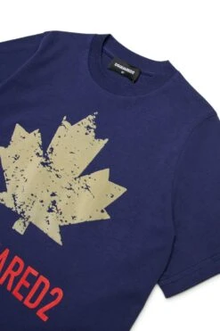 DSQUARED2 Jersey T-shirt With Sport Logo -Bambini Abbigliamento Negozio DQ2982D00XMDQ864 03