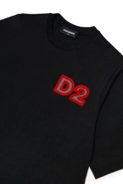 DSQUARED2 Beads Logo Jersey T-shirt 6 DSQUARED2 Beads Logo Jersey T-shirt -Bambini Abbigliamento Negozio DQ2996D00MMDQ900 03