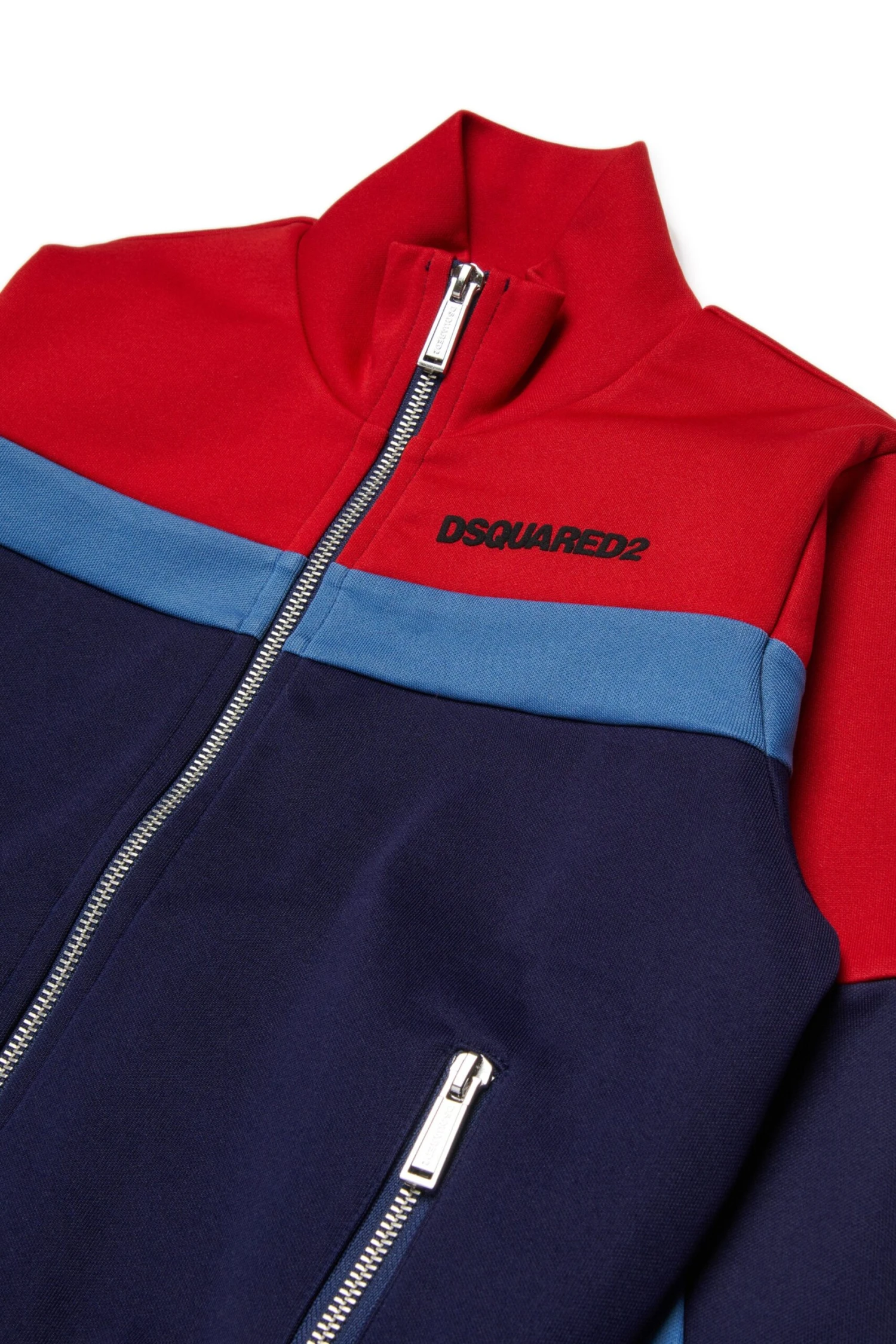 DSQUARED2 Full Zipper Neoprene Colorblock Sweatshirt 4 DSQUARED2 Full Zipper Neoprene Colorblock Sweatshirt - immagine 4