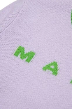 Marni Colorblock Wool-cashmere Blend Crew-neck Sweater -Bambini Abbigliamento Negozio M00993M00ML0M608 04