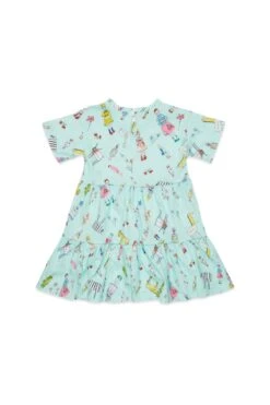 Marni Rainbow Day Allover Jersey Dress -Bambini Abbigliamento Negozio M01276M00UC0M851 02