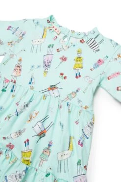 Marni Rainbow Day Allover Jersey Dress -Bambini Abbigliamento Negozio M01276M00UC0M851 03