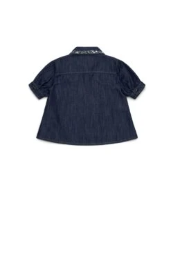 Marni Dark Denim Shirt With Rhinestones -Bambini Abbigliamento Negozio M01297M00UT0M01 02 4f72a8b2 0ac8 41cb a21c dc51cc48918c