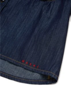 Marni Dark Denim Shirt With Rhinestones -Bambini Abbigliamento Negozio M01297M00UT0M01 04 8eeab06c 1bfb 4479 a0b9 29aa0f11dd61