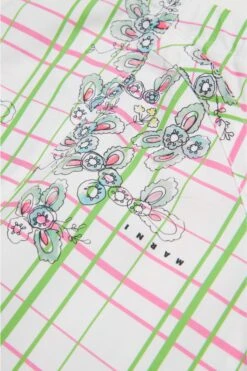 Marni Greenhouse Allover Poplin Mini Skirt -Bambini Abbigliamento Negozio M01311M00TN0M221 04