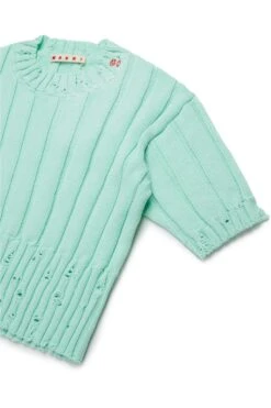 Marni Ribbed Tops With Rips -Bambini Abbigliamento Negozio M01341M00UD0M851 03