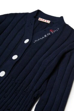 Marni Ribbed Cardigan With Rips -Bambini Abbigliamento Negozio M01342M00UD0M803 03 db34386c dad0 473b bb8d c9cf92fff02c