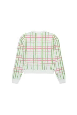 Marni Check Allover Knit Cardigan -Bambini Abbigliamento Negozio M01343M00U30M101 02 aaf4a717 a4f6 41bc 993f 6ebd97db662b