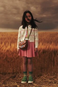 Marni Check Allover Knit Cardigan