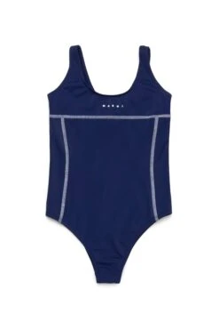 Marni One-piece Swimsuit With Institutional Logo