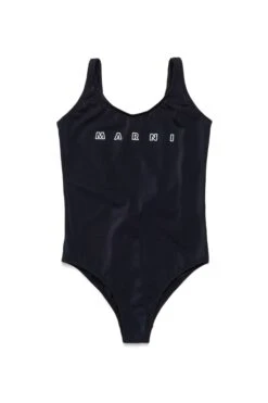 Marni Outline Branded One-piece Swimsuit